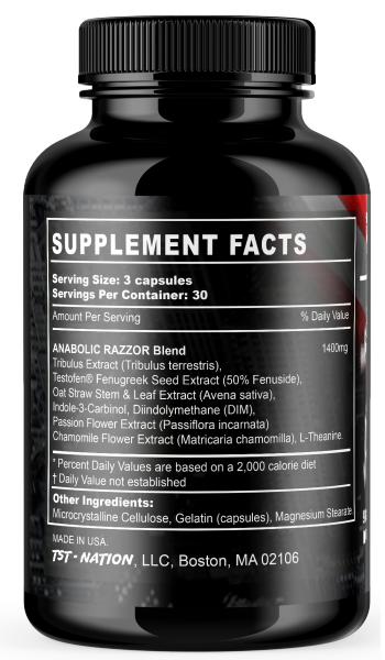 Anabolic Razzor, Muskelaufbau, Energie, Potenzmittel