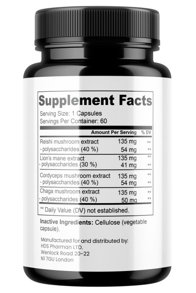 Quatro Mushroom Blend - 60 Kapsel