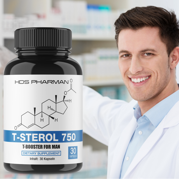 T-Sterol 750 – Natürliches Nahrungsergänzungsmittel für die Männergesundheit