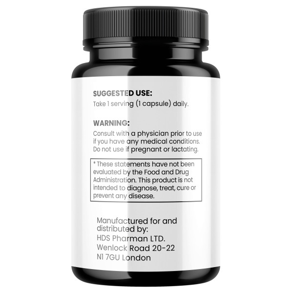 HDS Pharman, Cardio Intensiv, Trans - Resveratrol, 60 Vegane Kapseln