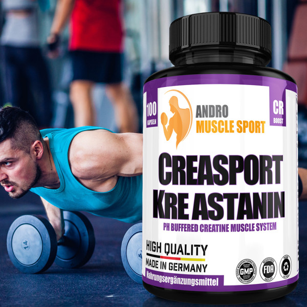 Creasport Kre Astanin Ph Buffered Creatin Muscle System von Andro Muscle Sport