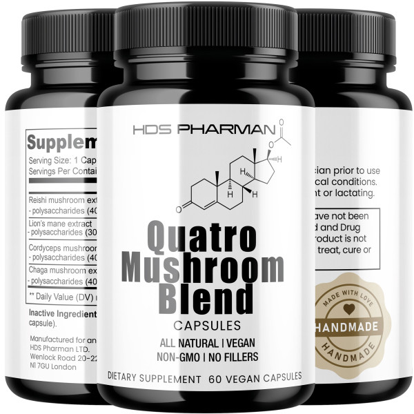 Quatro Mushroom Blend - 60 Kapsel