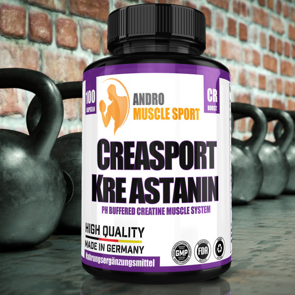 Creasport Kre Astanin Ph Buffered Creatin Muscle System von Andro Muscle Sport