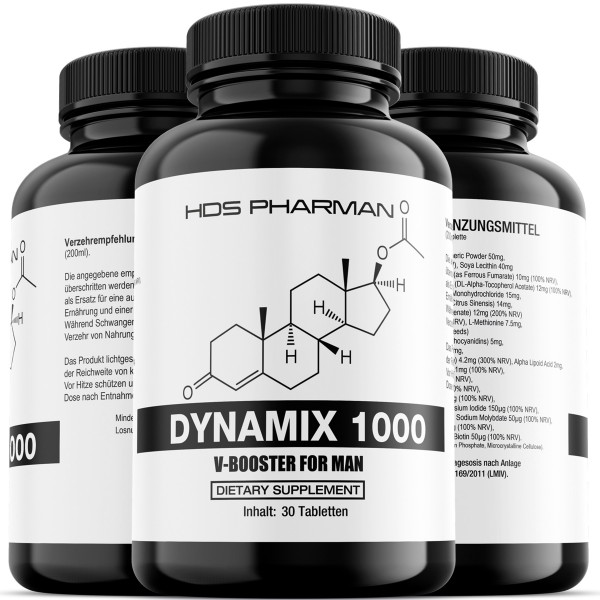 Dynamix 1000, Power-Pille für den Man
