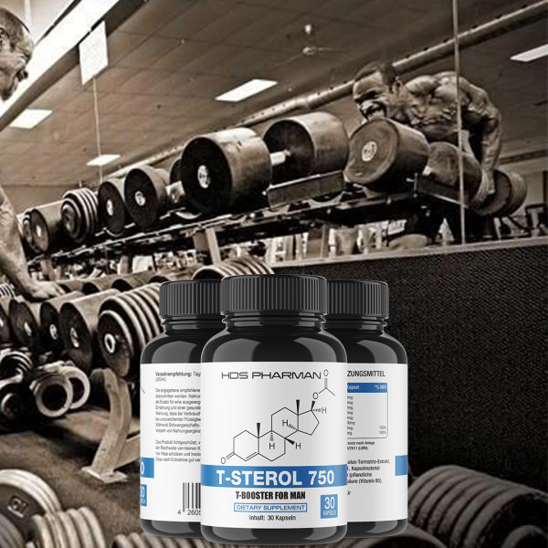 T-Sterol 750 – Natürliches Nahrungsergänzungsmittel für die Männergesundheit