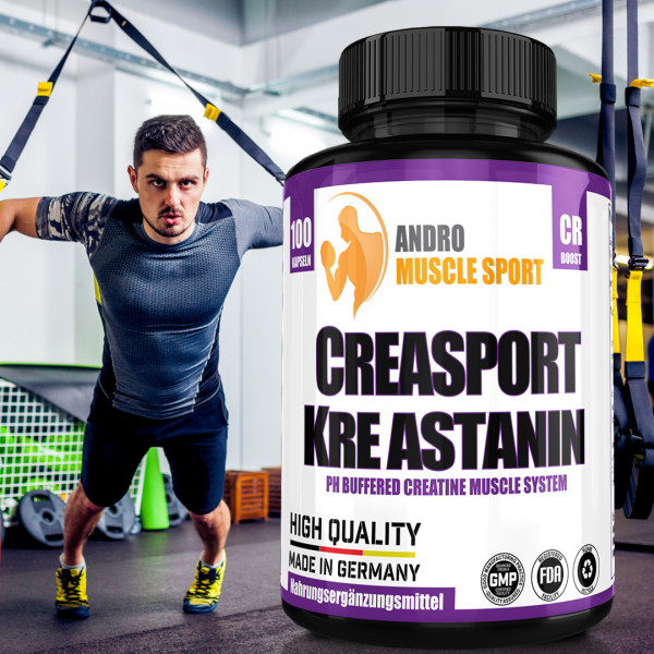 Creasport Kre Astanin Ph Buffered Creatin Muscle System von Andro Muscle Sport
