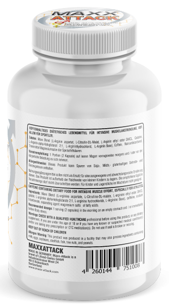 Maxx Attack - Männer Pillen, Lust, Liebe + Leidenschaft - 90 Kapseln Hochdosiert 8