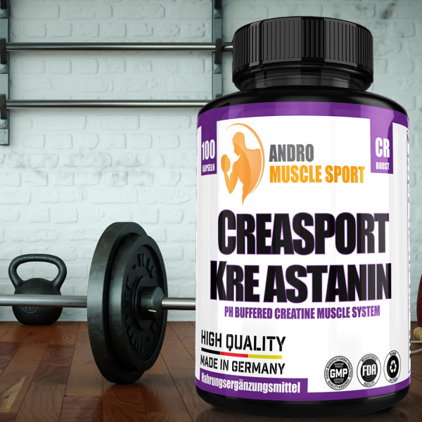 Creasport Kre Astanin Ph Buffered Creatin Muscle System von Andro Muscle Sport