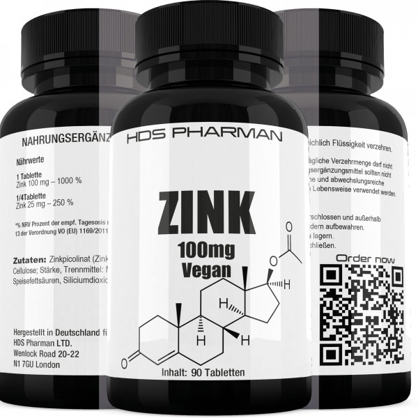 HDS Pharman Zink Tabletten