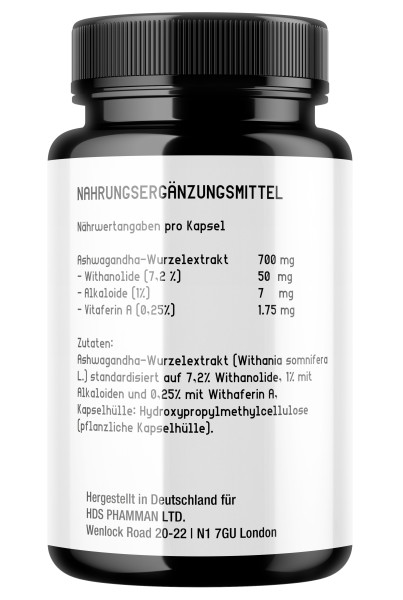 Ashwa Pro Forte hochdosiertes Ashwagandha