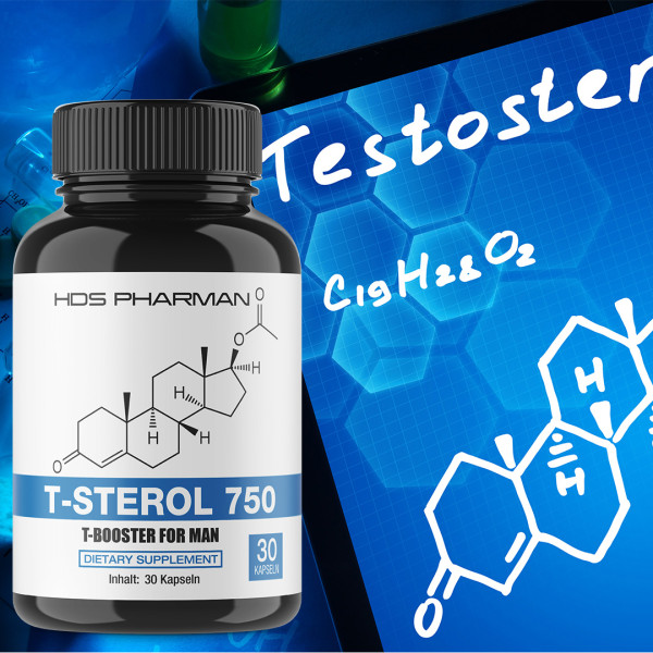 T-Sterol 750 – Natürliches Nahrungsergänzungsmittel für die Männergesundheit