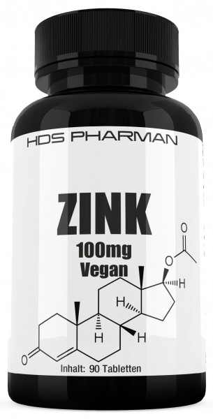 Zink 100mg, hochdosiert, 360 Tage Versorgung
