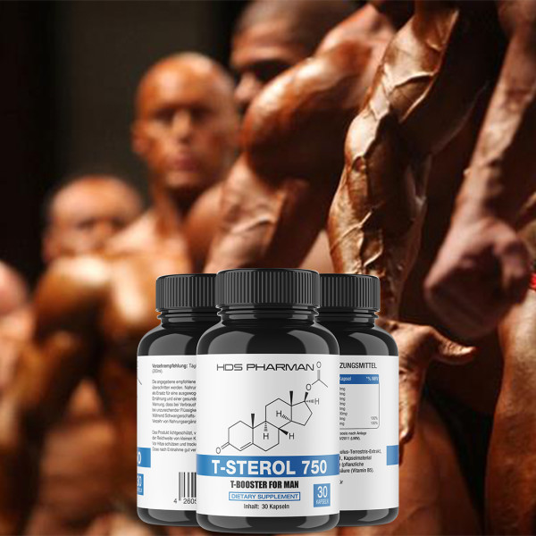 T-Sterol 750 – Natürliches Nahrungsergänzungsmittel für die Männergesundheit