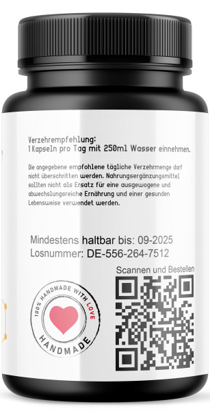 Dr. Lee Arginin Kapseln Hand Made ohne Filler ohne Chemie