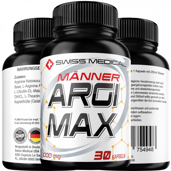 ARGI MAX 30 Kapseln stärkste Arginin Kapsel